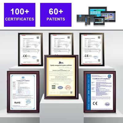 Coolmay EX3G-80 All in One PLC HMI All in One 10 inch Compatible FX3G FX3U FX3S GX Works2 AI AO Com Port DIY Support MODBUS RTU for industrial application