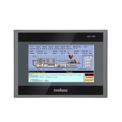 Hệ thống Linux 7'' màn hình cảm ứng bảng điều khiển PLC HMI tất cả trong một 8 kênh tốc độ cao xung