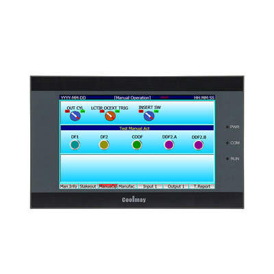 Analog Output tích hợp 5 Inch HMI PLC Controller Máy điều khiển nút cấp đầy đủ tự động