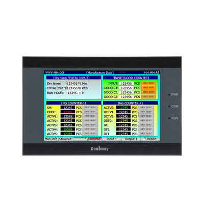 Bộ điều khiển PLC tích hợp màn hình cảm ứng hiển thị tự động hóa xử lý tốc độ cao tùy chọn I / O rộng rãi tích hợp dễ dàng