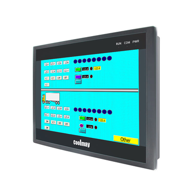 1024x600 Pixels HMI PLC All In One 10.1" TFT Touch Screen HMI With PLC